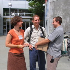 2006: having fun with work colleagues in San Jose, California for an SCB/SCGIS Conference