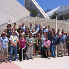 2008: San Diego, California with work colleagues at the Esri International User Conference