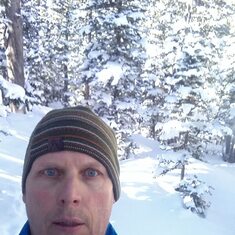 2015: hiking adventure in the snowy Colorado woods