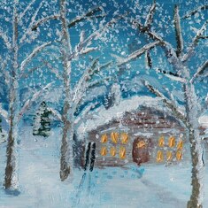2010: winter cabin, by Ty Guthrie