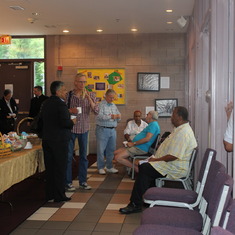 The Welcome Hall was Tyrone's place to greet you each and every Sunday and spread the Joy of God's Love!