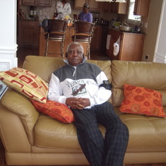 Papa Relaxing with His IPod- 196
