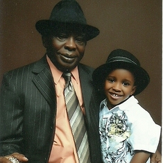Chief Uba Obasi & Grandson Uba_Aug 09