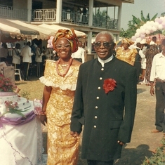 Chief & Mrs Obasi @ Daugthers Wedding_1996