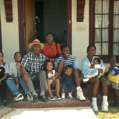 Chief Obasi with grandkids