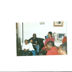 Chief Obasi with family in Los Angeles