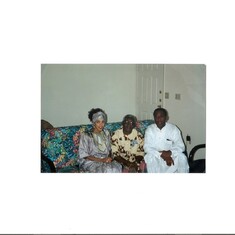 Chief Obasi with Dr.Joe Odim and wife Tracy Odim in Atlanta