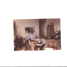 Chief Obasi with his nephew Dr. Joe Odim in Boston