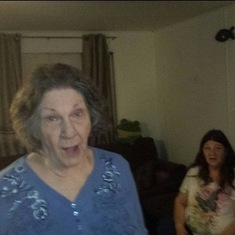 Grandma's surprised face