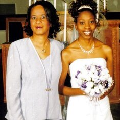 me and moma wedding 2003