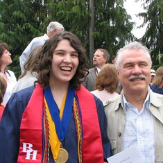 Black Hills High School Graduation - Sara & Dad