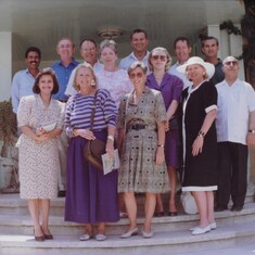 Amman, Jordan; June 1992 at the Haddad's home. Val is center front.
