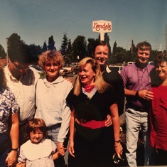 Back in Seattle for the weekend.  Friends get together for Breakfast.  Great time to catch.  August 1988   FUN FUN   XOXOX D and K
