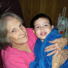 Grandma and Jacob 2008