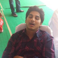clicked these photos to pull his legs.. about how he slept at a friend's wedding, 2012