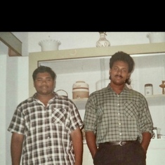 Venu @ 18 yrs, just before he started college. The Babai-Abbai duo. Miss you dear. - Lakshmoji
