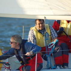 Who Knew Venu was a sailor?  Nov. 2006 Sailing J/80's in the Kensington Cup (Chesapeake Bay, MD) 