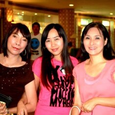 auntie with tita nilda and her neice