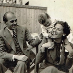 Vera with her mom and dad, Maria and Natale Castelli