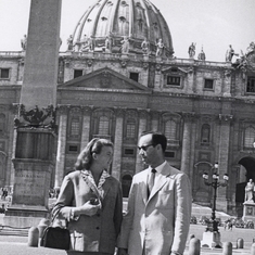 Vera and Sy Theisen in Rome