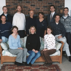 The family surprised Vera on her 65th birthday, and a photographer took family portraits