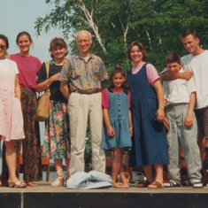 1995 at the cabin on Burntside Lake