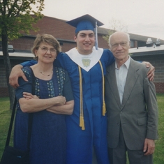 2000 Vera and Sy at their grandson Brian's High School graduation