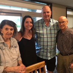 Vera and Sy with son David and granddaughter Maria