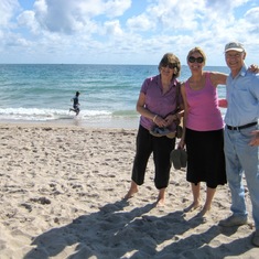 With daughter Julia in Ormond Beach, FL