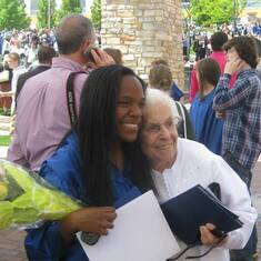 Grandma D and Jewel at her graduation
