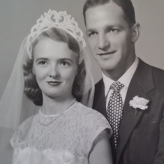 Wedding portrait - June 30, 1951