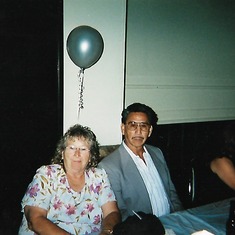 Grandparents in love at family wedding 2001 ♡