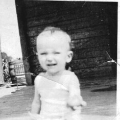 as a baby in 1925