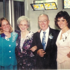 At Shaun & Dawn's wedding 1993