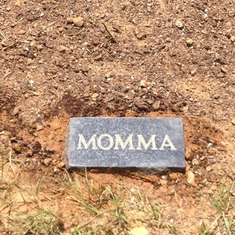 Mom's footstone