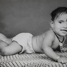 Baby Vetri at Age of 1yr.