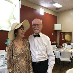 Carolynn and Vic at our annual Unity Tea