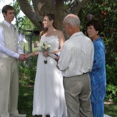 And Grandson Oliver Rogers and Anna’s wedding in 2009