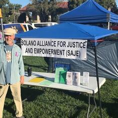 Vic’s main project in recent years: Solano Alliance for Justice and Empowerment