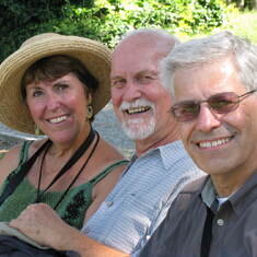 Carolynn, Vic and Fred in Italy