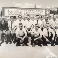 Rocky with colleagues at Sandia Labs