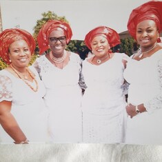 L-R:Mrs I.Okonkwo, Mrs Victoria K. Agili, Mrs C. Akaeze & Mrs O. Ogeah 2017 ALL Thanksgiving service