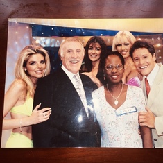 Vicky at “The Price Is Right” with Sir Bruce Forsyth and others.