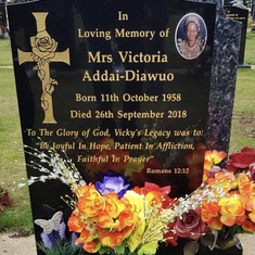 First Anniversary Memorial Service at Graveside 