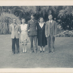(L-R) Victor, Florence, Steve, Anna May, and Gene Howell, Salinas Park