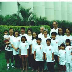 Uncle Victor/Auntie Teru Family - 1st Matsui Reunion, La Jolla, CA 2000
