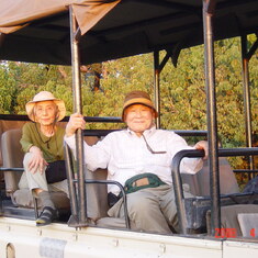 Grandpa & Grandma on safari