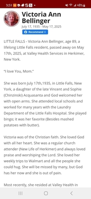 Victoria Ann Bellinger