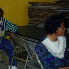 Donell amd Moma at Emanuel Church