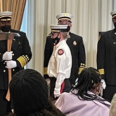 First Black Fire Chief of Douglas County Georgia: Proud Aunt Victoria Haynes /Family
